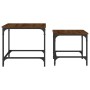Stackable coffee tables, set of 2, engineered wood, brown oak. by , Coffee table - Ref: Foro24-838922, Price: 37,99 €, Discou...