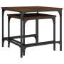 Stackable coffee tables, set of 2, engineered wood, brown oak. by , Coffee table - Ref: Foro24-838922, Price: 37,99 €, Discou...