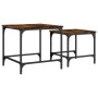 Stapelbare Couchtische 2 Stk. Eiche geräuchertes Holz von , Couchtisch - Ref: Foro24-838920, Preis: 44,71 €, Rabatt: %