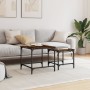 Stapelbare Couchtische 2 Stk. Eiche geräuchertes Holz von , Couchtisch - Ref: Foro24-838920, Preis: 44,71 €, Rabatt: %