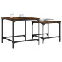 Stackable coffee tables, set of 2, engineered wood in smoked oak. by , Coffee table - Ref: Foro24-838920, Price: 44,71 €, Dis...