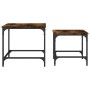 Stapelbare Couchtische 2 Stk. Eiche geräuchertes Holz von , Couchtisch - Ref: Foro24-838920, Preis: 44,71 €, Rabatt: %