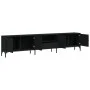 TV-Möbel mit Schublade Holzwerkstoff schwarz 200x25x44 cm von , TV-Möbel - Ref: Foro24-838988, Preis: 125,80 €, Rabatt: %