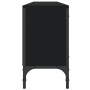 Mueble de TV con cajón madera de ingeniería negro 200x25x44 cm de , Muebles TV - Ref: Foro24-838988, Precio: 125,89 €, Descue...