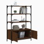 Bücherregal 3 Regale Technisches Holz braun 70x30x109,5 cm von , Bücherregale und Regale - Ref: Foro24-838997, Preis: 66,78 €...