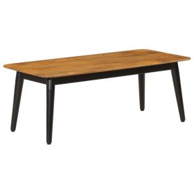 Mesa de centro madera maciza de mango y hierro 110