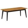 Solid mango wood and iron coffee table 110x50x40 cm by , Coffee table - Ref: Foro24-356976, Price: 104,10 €, Discount: %