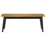 Solid mango wood and iron coffee table 110x50x40 cm by , Coffee table - Ref: Foro24-356976, Price: 104,10 €, Discount: %