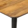 Solid mango wood and iron coffee table 110x50x40 cm by , Coffee table - Ref: Foro24-356976, Price: 104,10 €, Discount: %