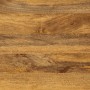 Mesa de centro madera maciza de mango y hierro 110x50x40 cm