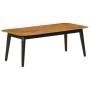 Solid mango wood and iron coffee table 110x50x40 cm by , Coffee table - Ref: Foro24-356976, Price: 105,06 €, Discount: %