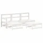 Gartensitzgruppe 5-teilig Massivholz Kiefer Weiß von , Gartensets - Ref: Foro24-3186530, Preis: 348,43 €, Rabatt: %