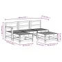 Gartensitzgruppe 5-teilig Massivholz Kiefer Weiß von , Gartensets - Ref: Foro24-3186530, Preis: 348,43 €, Rabatt: %
