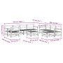 Gartenmöbel-Set 10-teilig aus massivem weißem Kiefernholz von , Gartensets - Ref: Foro24-3186572, Preis: 642,18 €, Rabatt: %