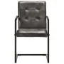Cantilever dining chairs 2 pcs antique gray genuine leather by , dining chairs - Ref: Foro24-321850, Price: 276,58 €, Discoun...