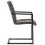 Cantilever dining chairs 2 pcs antique gray genuine leather by , dining chairs - Ref: Foro24-321850, Price: 276,58 €, Discoun...