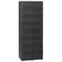 Gartenschrank mit 3 Regalen schwarz von vidaXL, Schließfächer und Lagerschränke - Ref: Foro24-43702, Preis: 191,46 €, Rabatt: %