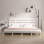 Estructura de cama madera maciza de pino blanco 180x200 cm