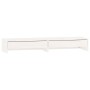 Solid white pine wood monitor stand 100x27x15 cm by , Computer bases and risers - Ref: Foro24-813960, Price: 52,21 €, Discoun...
