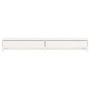 Solid white pine wood monitor stand 100x27x15 cm by , Computer bases and risers - Ref: Foro24-813960, Price: 52,21 €, Discoun...