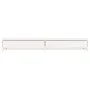 Solid white pine wood monitor stand 100x27x15 cm by , Computer bases and risers - Ref: Foro24-813960, Price: 59,48 €, Discoun...