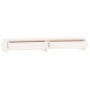 Solid white pine wood monitor stand 100x27x15 cm by , Computer bases and risers - Ref: Foro24-813960, Price: 52,21 €, Discoun...