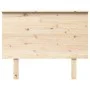 Solid pine wood bed headboard 104x6x82.5 cm by , Headboards and footboards - Ref: Foro24-819155, Price: 42,31 €, Discount: %