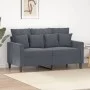 Zweiplätziges Samtsofa in dunkelgrau, 120 cm. von , Sofas - Ref: Foro24-359294, Preis: 236,34 €, Rabatt: %