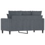 Sofá de 2 plazas de terciopelo gris oscuro 120 cm by , Sofas - Ref: Foro24-359294, Price: 247,58 €, Discount: %