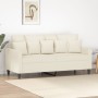 Sofá de 2 plazas terciopelo color crema 140 cm by , Sofas - Ref: Foro24-359311, Price: 250,07 €, Discount: %