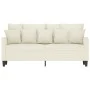 Sofá de 2 plazas terciopelo color crema 140 cm by , Sofas - Ref: Foro24-359311, Price: 245,09 €, Discount: %