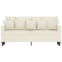 Sofá de 2 plazas terciopelo color crema 140 cm by , Sofas - Ref: Foro24-359311, Price: 250,07 €, Discount: %