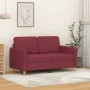 Zweiplätziges Stoffsofa in dunkelroter Farbe, 120 cm breit. von , Sofas - Ref: Foro24-359476, Preis: 199,65 €, Rabatt: %