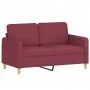 Zweiplätziges Stoffsofa in dunkelroter Farbe, 120 cm breit. von , Sofas - Ref: Foro24-359476, Preis: 199,65 €, Rabatt: %
