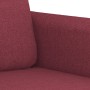 Sofá de 2 plazas de tela rojo tinto 120 cm by , Sofas - Ref: Foro24-359476, Price: 202,71 €, Discount: %