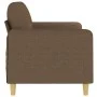 Sofá de 2 plazas de tela marrón 140 cm by , Sofas - Ref: Foro24-359481, Price: 209,72 €, Discount: %