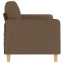 Sofá de 2 plazas de tela marrón 140 cm by , Sofas - Ref: Foro24-359481, Price: 212,92 €, Discount: %