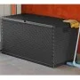 Anthracite rattan PP garden storage box 120x56x63cm by vidaXL, Outdoor storage boxes - Ref: Foro24-43711, Price: 126,63 €, Di...