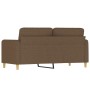 Sofá de 2 plazas de tela marrón 140 cm by , Sofas - Ref: Foro24-359481, Price: 212,92 €, Discount: %