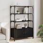 Librería de 3 estantes madera ingeniería negro 70x30x109,5 cm by , Bookcases and shelves - Ref: Foro24-838993, Price: 69,54 €...