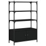 Librería de 3 estantes madera ingeniería negro 70x30x109,5 cm by , Bookcases and shelves - Ref: Foro24-838993, Price: 69,54 €...