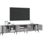 TV-Schrank mit Schublade aus grauem Sonoma-Ingenieurholz, 200x25x44 cm. von , TV-Möbel - Ref: Foro24-838991, Preis: 99,69 €, ...