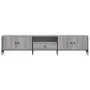 Mueble de TV cajón madera ingeniería gris Sonoma 200x25x44 cm by , TV Furniture - Ref: Foro24-838991, Price: 99,69 €, Discoun...