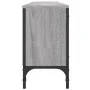 Mueble de TV cajón madera ingeniería gris Sonoma 200x25x44 cm by , TV Furniture - Ref: Foro24-838991, Price: 99,69 €, Discoun...