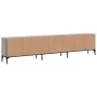 Mueble de TV cajón madera ingeniería gris Sonoma 200x25x44 cm by , TV Furniture - Ref: Foro24-838991, Price: 99,69 €, Discoun...