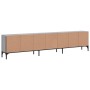 TV-Schrank mit Schublade aus grauem Sonoma-Ingenieurholz, 200x25x44 cm. von , TV-Möbel - Ref: Foro24-838991, Preis: 101,57 €,...