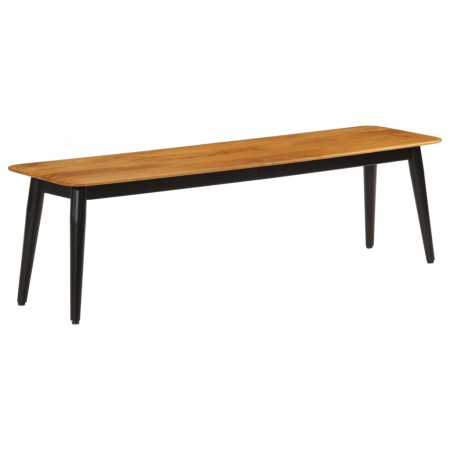 Massivholzbank aus Mangoholz und Eisen 160x40x45 cm von , Ess- und Küchenbänke - Ref: Foro24-356979, Preis: 195,95 €, Rabatt: %