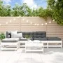 Juego de muebles de jardín 6 piezas madera maciza pino blanco by , Garden sets - Ref: Foro24-3186313, Price: 416,60 €, Discou...