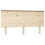 Cabecero de cama madera maciza de pino 154x6x82,5 cm de , Cabeceros y pies de cama - Ref: Foro24-819175, Precio: 70,80 €, Des...