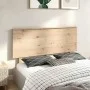 Solid pine wood bed headboard 154x6x82.5 cm by , Headboards and footboards - Ref: Foro24-819175, Price: 70,80 €, Discount: %